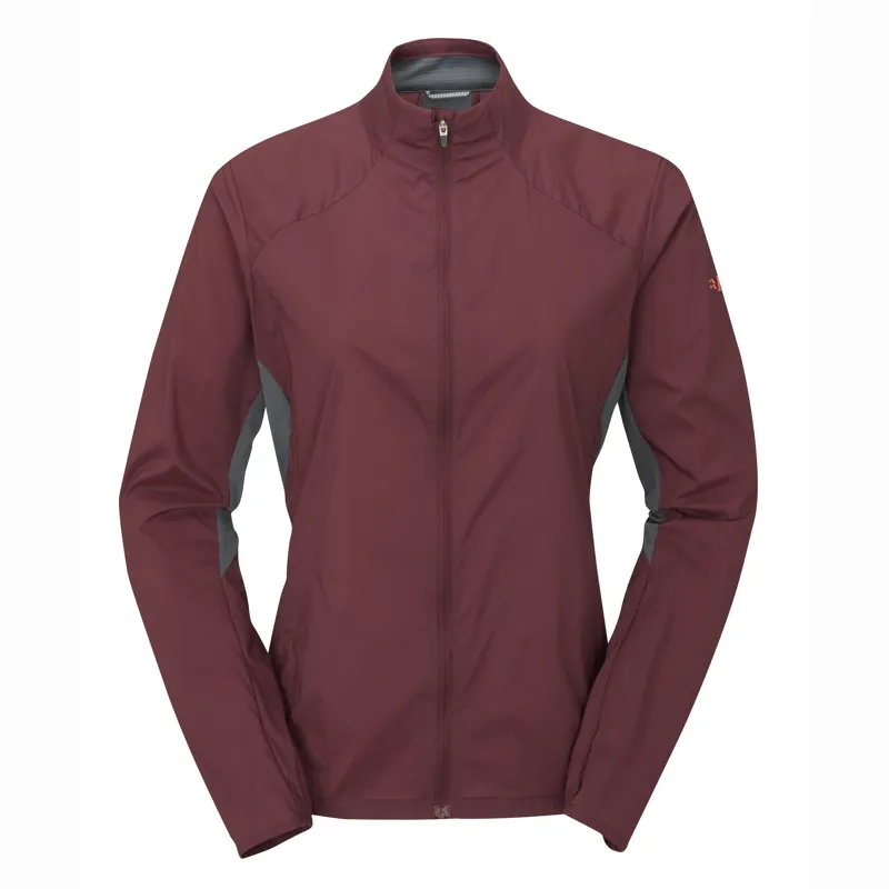 Rab Womens Windveil Jacket - Deep Heather-Graphene